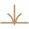 Ekena Millwork Redmond Smooth Timber Gable Bracket, Western Red Cedar, 72"W x 48"H x 3 1/2"D x 3 1/2"F, 16/12 Pitch GBW072X48X0404RED00SWR - alternate 1